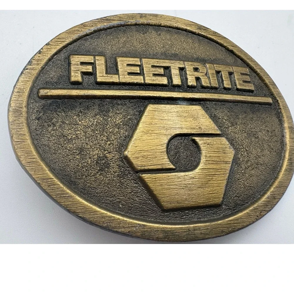 Vintage Fleetrite International Harvester‎ Belt Buckle OEM Parts Rockford IL